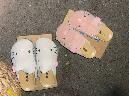 Hello kitty Birkenstock slides